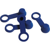 Helix Brake Bleeder Caps - Blue - 4-Pack 202-2004