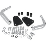 Drag Specialties Highway Peg Mount - Black/Chrome - Xl