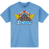 Icon Tee Flyboy Lt Hthr Bl Md