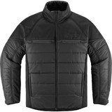 Icon Jkt Ghost Puffer Bk/Ch Lg