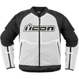 Icon Overlord3 Mesh Jacket - White - 2Xl Icon Overlord3 Mesh Jacket - White - 2Xl