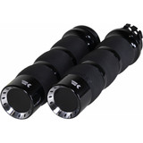 Khrome Werks Turbine Grips - Air Cushion - Cable - Black 500230 Khrome Werks Turbine Grips - Air Cushion - Cable - Black 500230