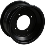 Rolled-Lip Spun Wheel - Front - Black - 10X5 - 4/144 - 3+2 261Rl105144B3 Rolled-Lip Spun Wheel - Front - Black - 10X5 - 4/144 - 3+2 261Rl105144B3