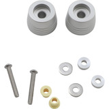 Kuryakyn Lodestar Handlebar Sliders - Grom - Silver Kur3850