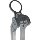 La Choppers Gauge Mount - Single - Raw - Dyna/Sportster La-7397-01R