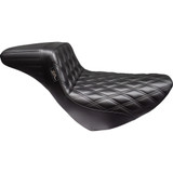 Le Pera Kickflip Daddy Long Legs Low Rider Seat - Double Diamond - Black - Fl/Fx '18-'24 Lyr-590Dldd Le Pera Kickflip Daddy Long Legs Low Rider Seat - Double Diamond - Black - Fl/Fx '18-'24 Lyr-590Dldd
