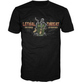 Lethal Threat Lt20892L Tee Tattd&Trshd Black Lg