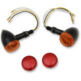Drag Specialties Led Marker Lights - Black/Amber Or Red