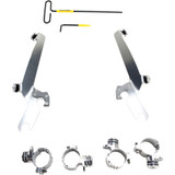 Memphis Shades Sportshield Trigger-Lock Mounting Kit - Polished - Xl883 Mek2000