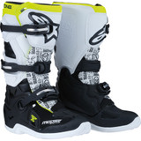 Moose Racing Youth Tech 7S Boots - Black/White/Yellow - Us 7 0215024-125-7 Moose Racing Youth Tech 7S Boots - Black/White/Yellow - Us 7 0215024-125-7