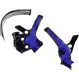 Acerbis X-Grip Frame Guards - Black/Blue - Yz 85 2736391004 Acerbis X-Grip Frame Guards - Black/Blue - Yz 85 2736391004