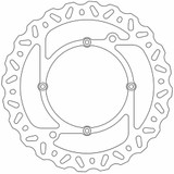 Moto-Master 110404-Pu Brake Rotor Nitro Fr