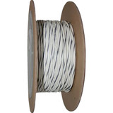 Namz Nwr-90-100-20 Wire 20-Gauge Primary 100' White/Black Stripe