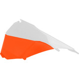 Polisport Airbox Cover - White/Orange - Exc/Exc-F 8455200001 Polisport Airbox Cover - White/Orange - Exc/Exc-F 8455200001