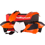 Polisport Body Kit - '13 - '14 Oem Orange/White/Black - Sx 85 90555 Polisport Body Kit - '13 - '14 Oem Orange/White/Black - Sx 85 90555