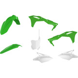 Polisport Body Kit - Complete - '19 Oem Green/White - Kx 250F 90807 Polisport Body Kit - Complete - '19 Oem Green/White - Kx 250F 90807