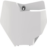 Polisport Number Plate - Oem White - Sx 85 8666200001 Polisport Number Plate - Oem White - Sx 85 8666200001