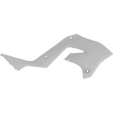 Polisport Radiator Cover - Restyle - White - Kx 125/250 8425800005 Polisport Radiator Cover - Restyle - White - Kx 125/250 8425800005