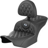 Saddlemen 823-07-206B5 Seat Roadsofa Ls Cf W/Br Silver Stitch