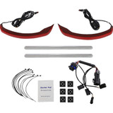 Saddlebag Lights - Low Profile - Red Lens - Indian Cd-Ind-Spr-V2-R