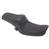 Drag Specialties Predator Iii Seat - Double Diamond - Silver Stitching - Fxd '96-'03 Drag Specialties Predator Iii Seat - Double Diamond - Silver Stitching - Fxd '96-'03
