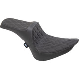 Drag Specialties Predator Iii Seat - Double Diamond - Silver Stitching - Fxst/Flst '84-'99 Drag Specialties Predator Iii Seat - Double Diamond - Silver Stitching - Fxst/Flst '84-'99