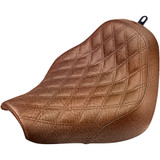 Saddlemen Renegade Solo Seat - Lattice Stitched - Brown - Fxbr/S '18-'20 818-31-002Bls Saddlemen Renegade Solo Seat - Lattice Stitched - Brown - Fxbr/S '18-'20 818-31-002Bls