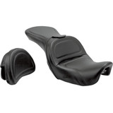 Saddlemen Seat - Explorer - With Backrest - Stitched - Black - Dyna 806-04-0301 Saddlemen Seat - Explorer - With Backrest - Stitched - Black - Dyna 806-04-0301