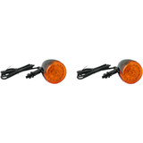Custom Dynamics Probeam Universal Turn Signals - Gloss Black/Amber Pb-Unv-Ts-A-B