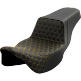 Saddlemen 808-07B-17807 Seat Step Up Hc Ext Gold Stitch