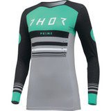 Thor Women'S Prime Blaze Jersey - Black/Mint - Xs Thor Women'S Prime Blaze Jersey - Black/Mint - Xs