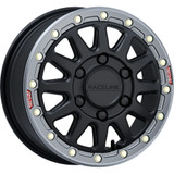 Wheel - Alpha - Front/Rear - Black/With Gun Metal Ring - 15X6.5 - 6/139.7 - +74 Mm A14Bg-56560+74