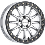 Wheel - Alpha - Front/Rear - Hyper Silver/With Black Ring - 15X10 - 6/139.7 - +25 Mm A14Sb-51060+25