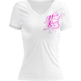 Moose Offroad 3031-4290 Tee Wmn Flourish Script White Lg