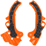 X-Grip Frame Guards - Black/Orange - Sx 65 2985891008