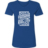 Yamaha Apparel Women'S Yamaha Racing Check T-Shirt - Blue - Medium Np21S-L3112-M