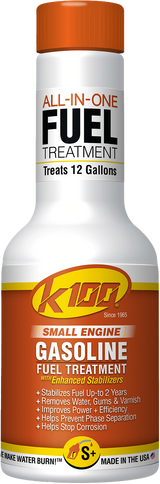 K100 K1008S Gas Treatment Small Engine 8 Oz (12/Case Sold Ea)