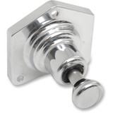 Terry Components Solenoid End Cover - Starter Buttons - Chrome 550023