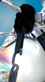 Powertye 41192 Tie-Down Assist W/Sheepskin Cover 1.5" Black 2/Pk