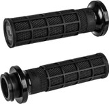 Odi V31Hcw-Bb-B Lock-On Hart-Luck Full-Waffle Black/Black Cable 1"