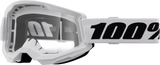 100% Strata 2 Goggle White Clear Lens 50027-00019 100% Strata 2 Goggle White Clear Lens 50027-00019