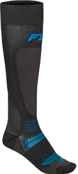 Fly Racing 350-0574S Snow Midweight Wool Sock Grey/Blue Sm/Md