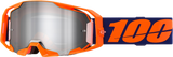 100% Armatic Goggle Neon Org Mirror Silvr Flash 50060-00003 100% Armatic Goggle Neon Org Mirror Silvr Flash 50060-00003