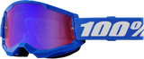 100% Strata 2 Goggle Blue Mirror Red/Blue Lens 50028-00014 100% Strata 2 Goggle Blue Mirror Red/Blue Lens 50028-00014