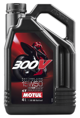 Motul 104129 300V Competition Synthetic Oil 4T 15W50 4-1L