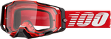 100% 50004-00033 Armega Goggle Red Clear Lens