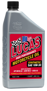 Lucas Synthetic High Performance Oil 10W30 1Qt 10708 Lucas Synthetic High Performance Oil 10W30 1Qt 10708