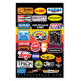D-Cor 40-90-122 Decal Sheet Throwback Mx 12Mil