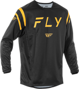 Fly Racing Kinetic Center Jersey Black/Gold Xl 378-520X