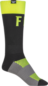Fly Racing 350-0530S Mx Pro Socks Hi-Vis/Black Sm/Md